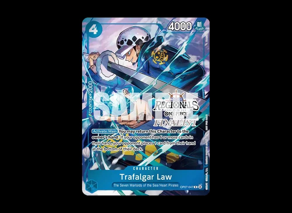 Trafalgar Law R [OP07-047] [EN](Promotional Card "Online Regional Finalist Card Set 2025 Vol.2")