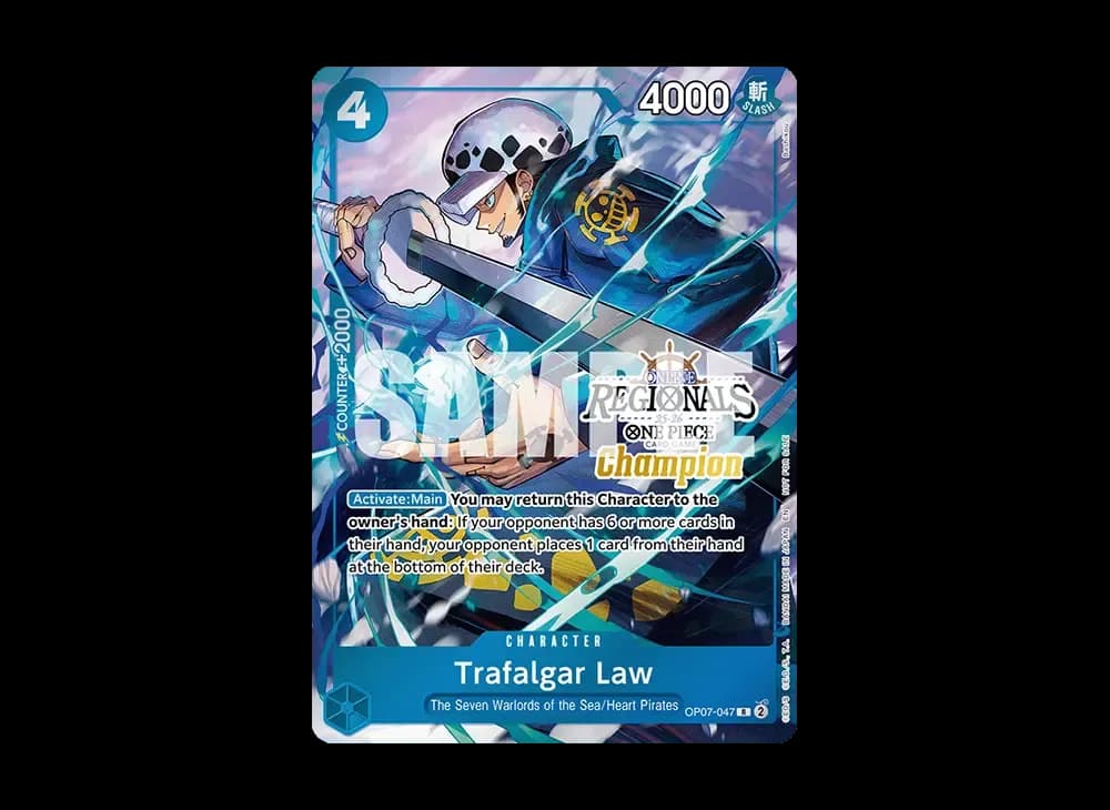 Trafalgar Law R [OP07-047] [EN](Promotional Card "Online Regional Champion Card Set 2025 Vol.2")