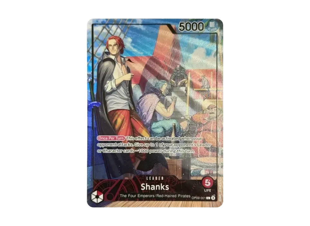 Shanks L [OP09-001] [EN](Promotional Card "PSA Exclusive Collaboration Promo Card")