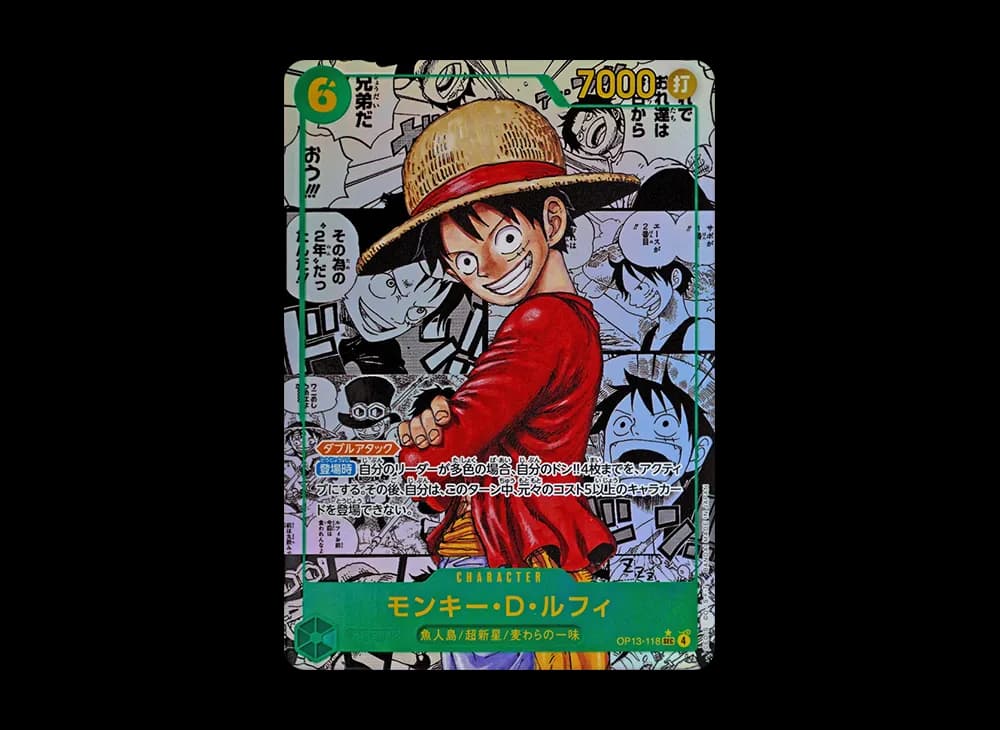 Monkey.D.Luffy SEC-SP (Comic Parallel) [OP13-118](Booster Pack "CARRYING ON HIS WILL")