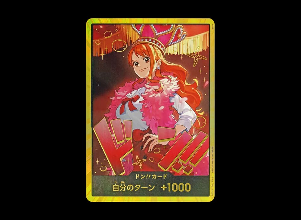 DON!! Card : Nami Super Parallel (Extra Booster "ONE PIECE Heroines edition")