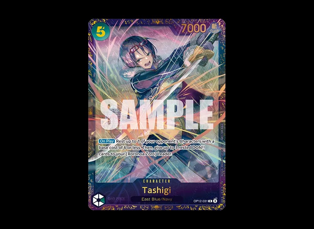 Tashigi R :Top 16 [OP12-031][EN](Promotional Card "Treasure Cup November 2025")