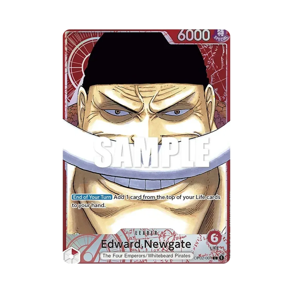Edward.Newgate L-P [OP02-001] [EN](Booster Pack "Paramount War")