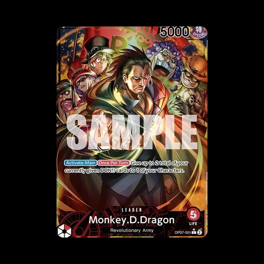 Monkey.D.Dragon L-P [OP07-001] [EN](Booster Pack "500 Years In The Future")