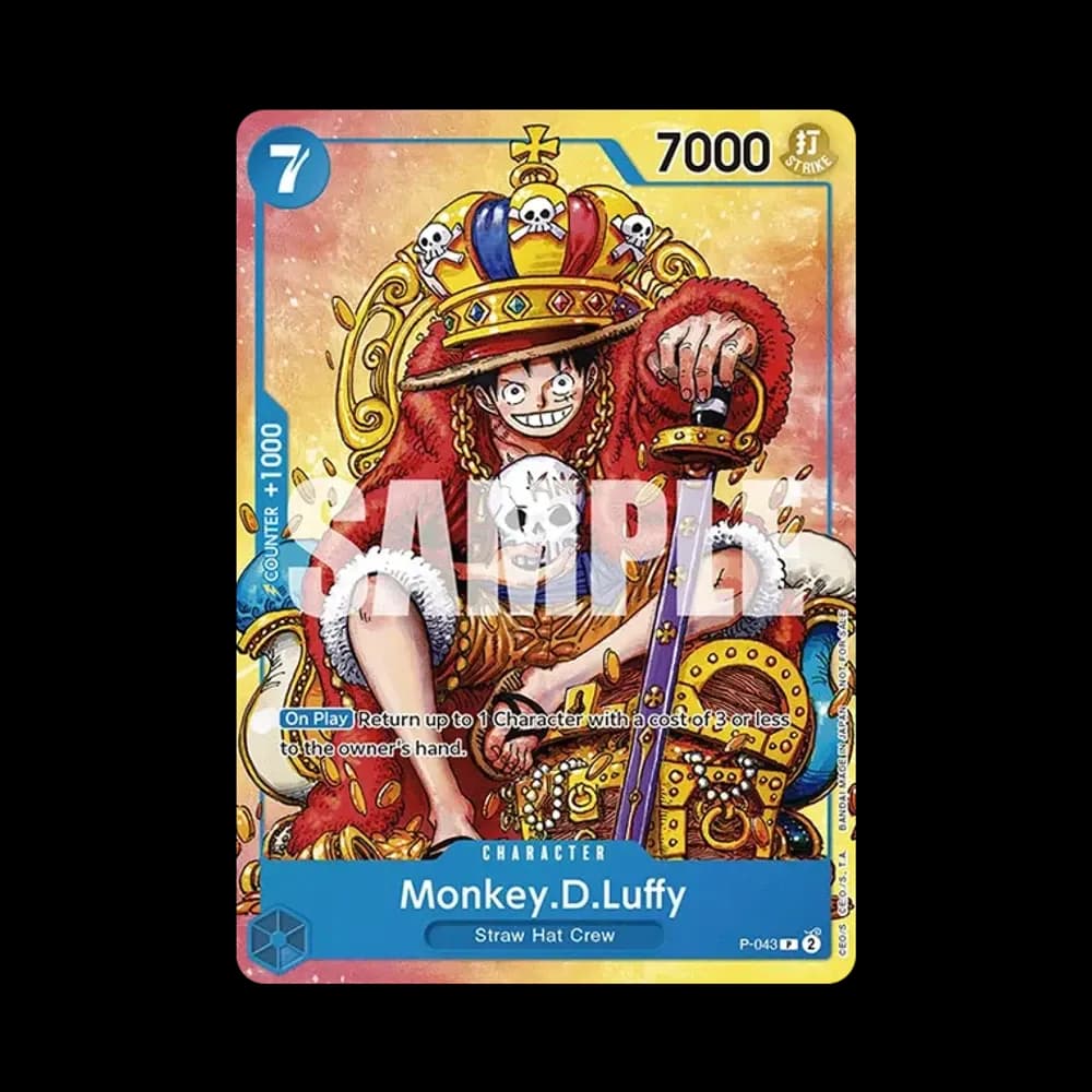 Monkey.D.Luffy P :Participation Prize [P-043][EN](Promotional Card "Dreamhack Dallas 2024")