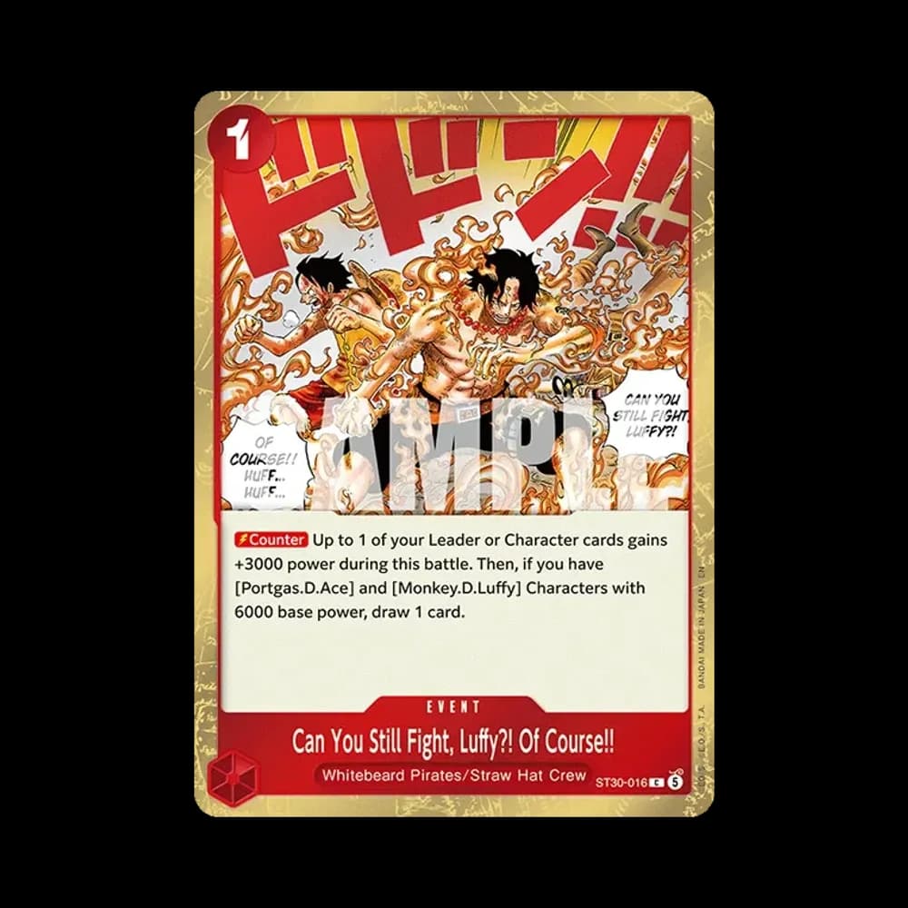 Can You Still Fight, Luffy?! Of Course!! C [ST30-016][EN](Starter Deck EX "Luffy&Ace")