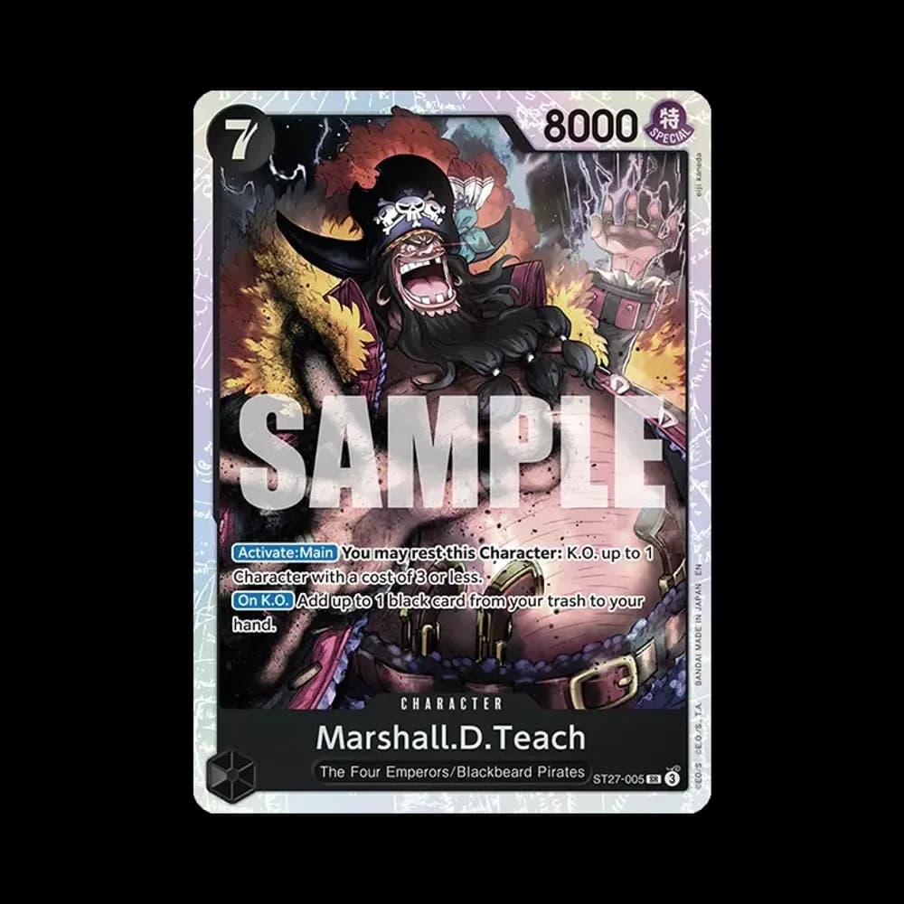 Marshall.D.Teach SR [ST27-005] [EN](Start Deck "BLACK Marshall.D.Teach")