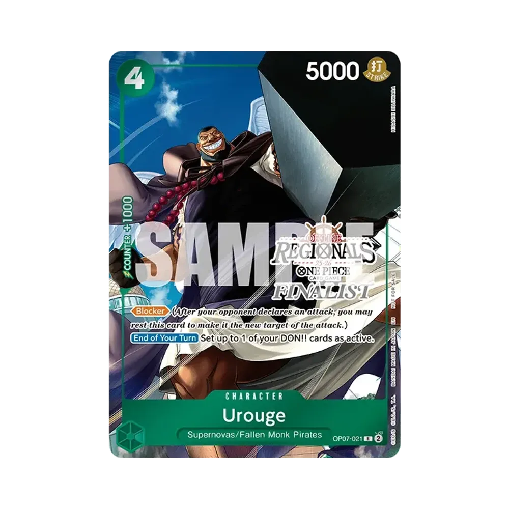 Urouge R [OP07-021] [EN](Promotional Card "Offline Regional Finalist Card Set 25-26 Season 1")