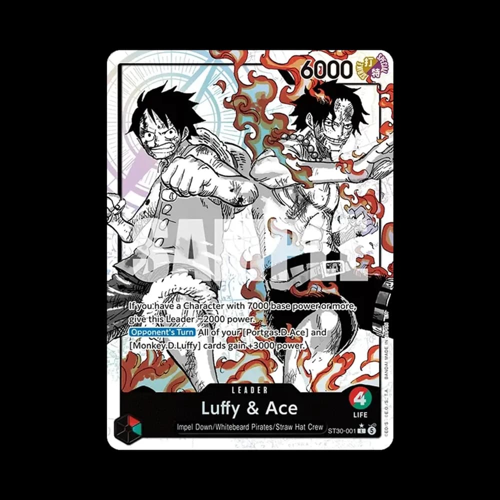 Luffy & Ace L-P [ST30-001][EN](Starter Deck EX "Luffy&Ace")
