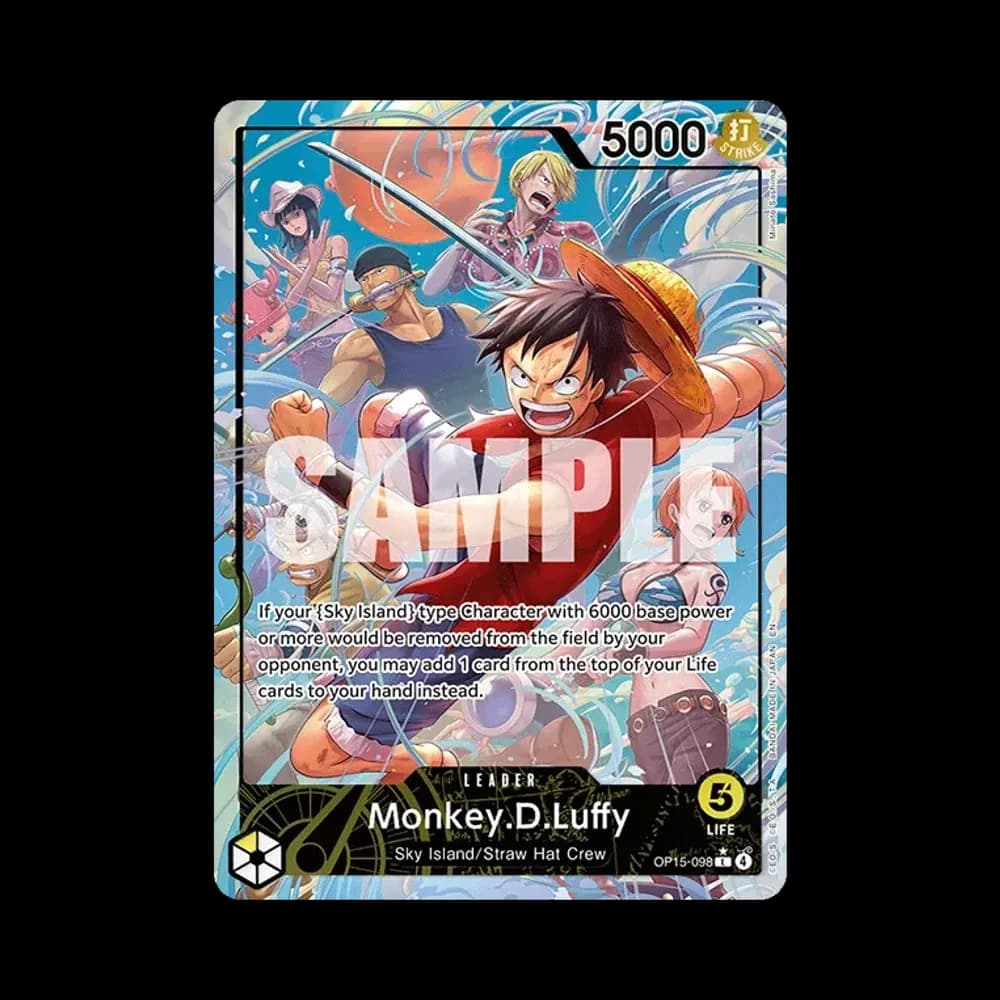 Monkey.D.Luffy L-P [OP15-098][EN](Booster Pack "ADVENTURE ON KAMI’S ISLAND")