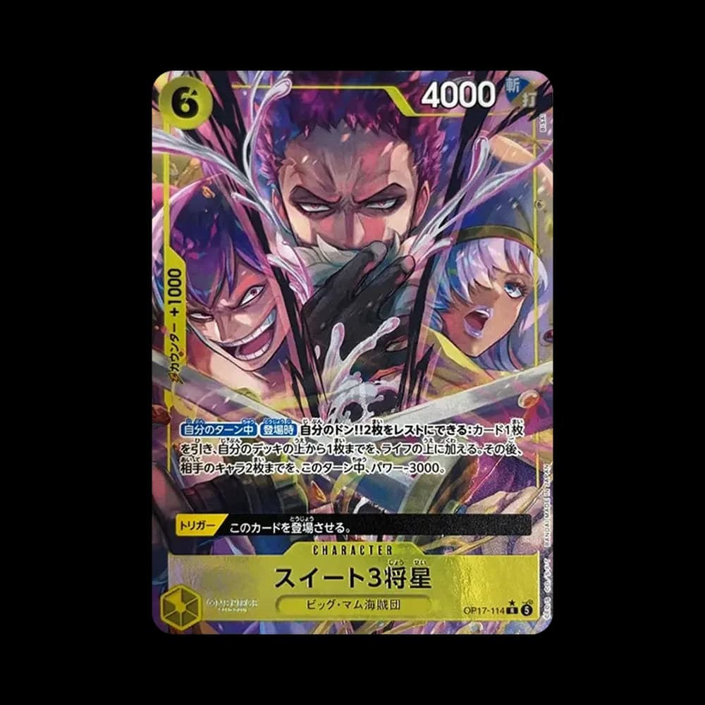 Sweet 3 Generals R-P [OP17-114](Booster Pack "THE WORLD’S STRONGEST WARRIORS")