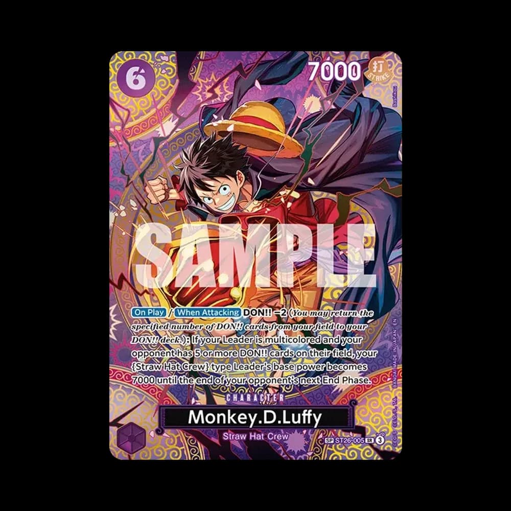 Monkey.D.Luffy SR-SPC [ST26-005][EN](Booster Pack "ADVENTURE ON KAMI’S ISLAND")