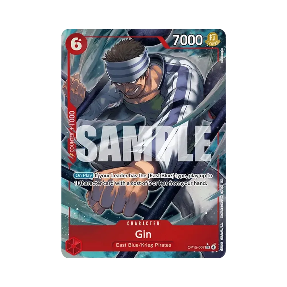 Gin SR-P [OP15-007][EN](Booster Pack "ADVENTURE ON KAMI’S ISLAND")
