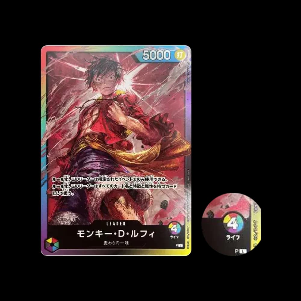 Monkey D Luffy L :Participation Prize :Pre-errata Life 4 [P] (8 Pack Battle)