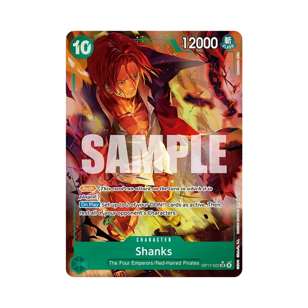 Shanks SR-P [OP17-022][EN](Booster Pack "THE WORLD’S STRONGEST WARRIORS")