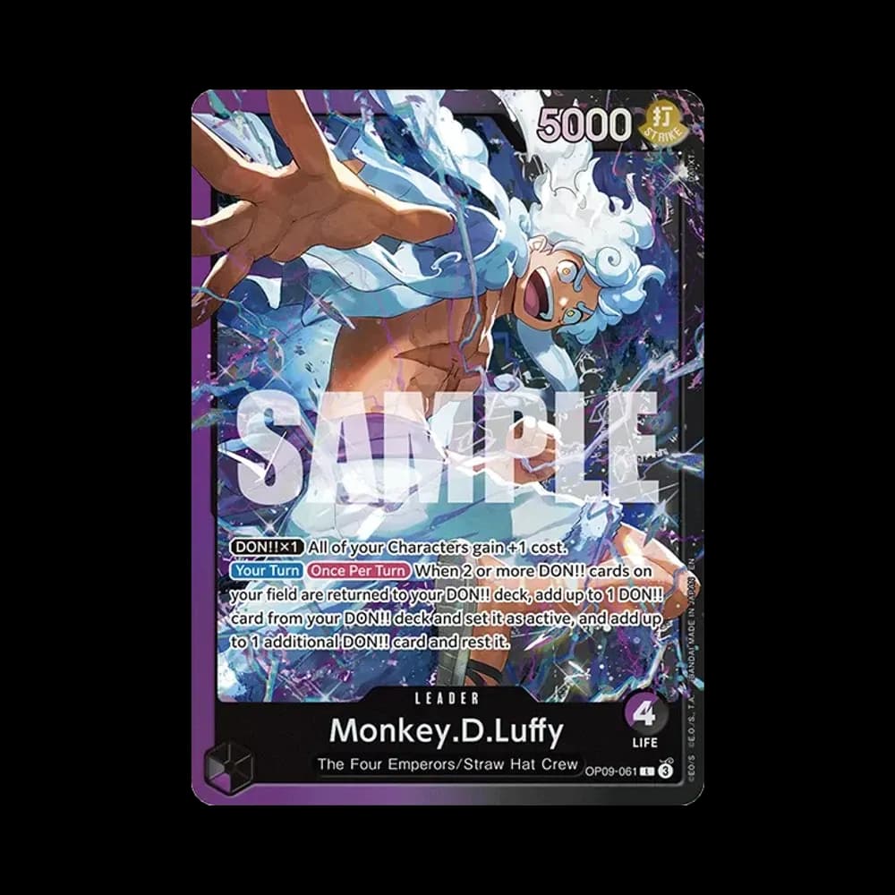 Monkey.D.Luffy L [OP09-061] [EN](Start Deck "PURPLE/BLACK Monkey.D.Luffy")