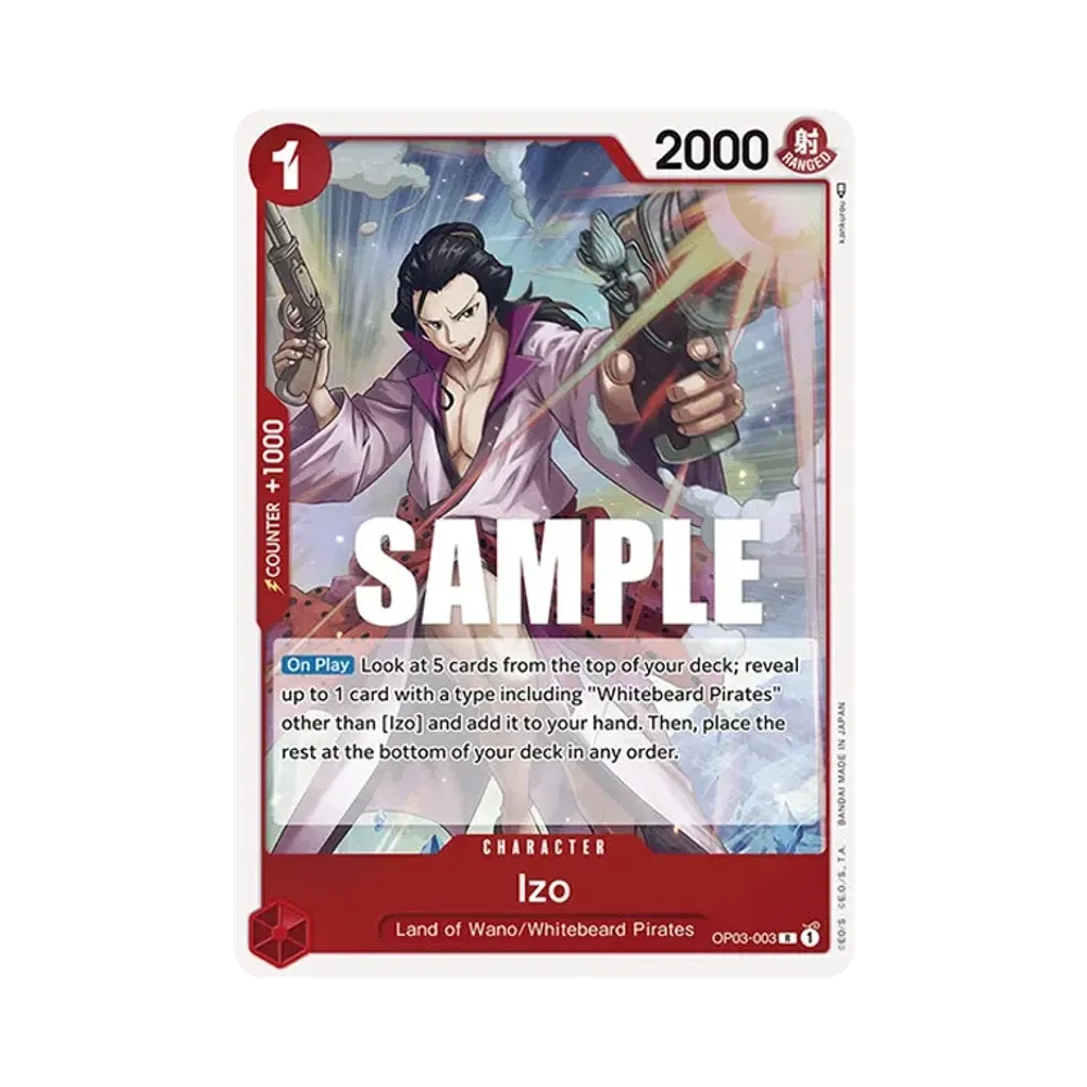 Izo R [OP03-003] [EN](Booster Pack "Pillars Of Strength")