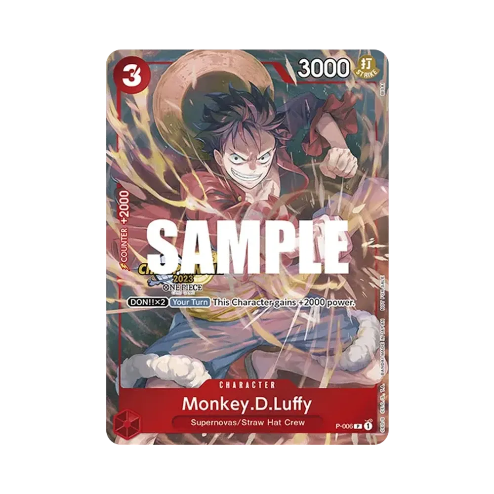 Monkey.D.Luffy P [P-006] [EN](Promotional Card "Championship 2023 Celebration Pack")
