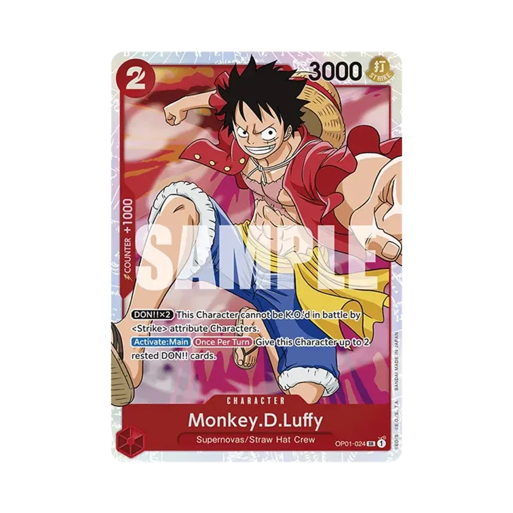 Monkey.D.Luffy SR [OP01-024] [EN](Premium Booster "ONE PIECE CARD THE BEST")