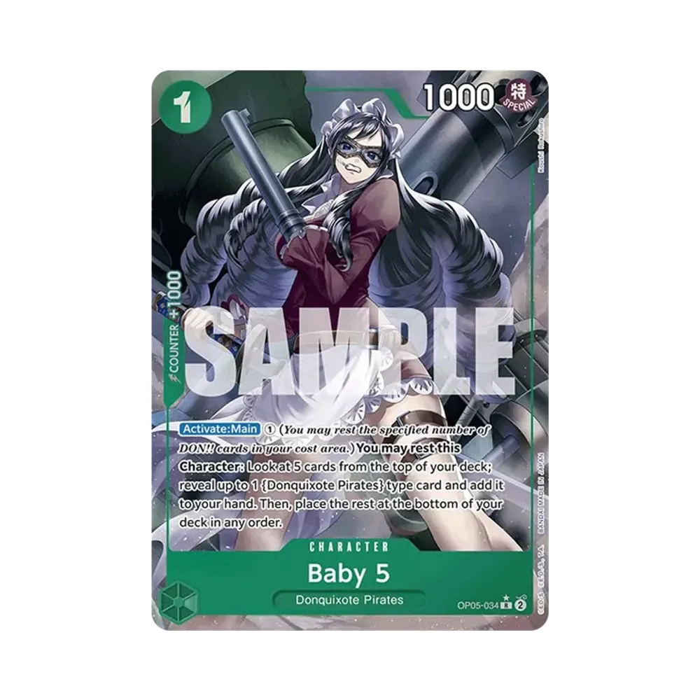 Baby 5 R :Full Art [OP05-034] [EN](Premium Booster "ONE PIECE CARD THE BEST")