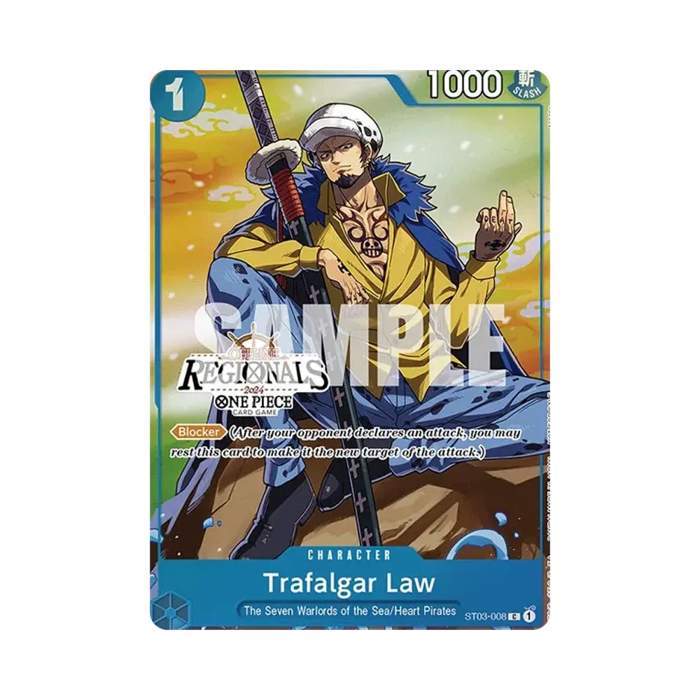 Trafalgar Law C [ST03-008] [EN](Promotional Card "Offline Regional Participations Pack 2024 Vol.2")