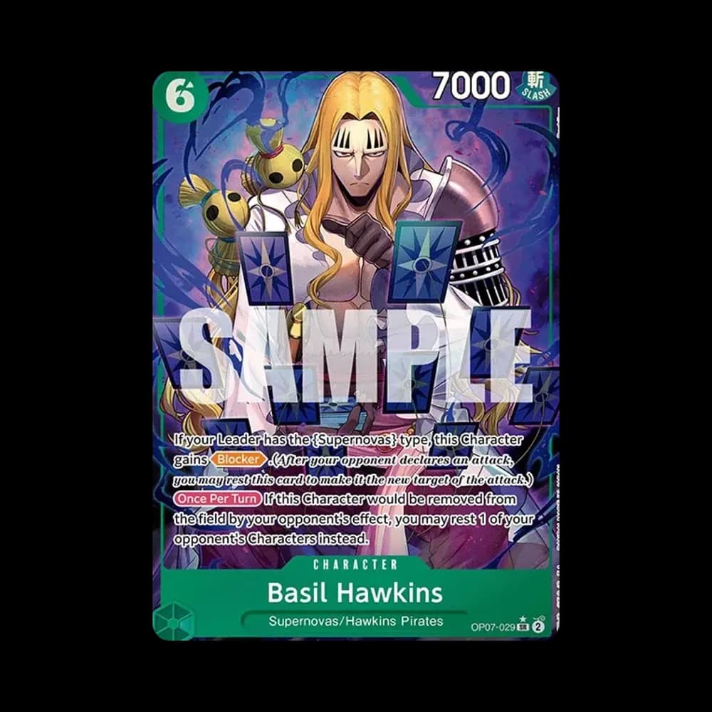 Basil Hawkins SR-P [OP07-029] [EN](Booster Pack "500 Years In The Future")