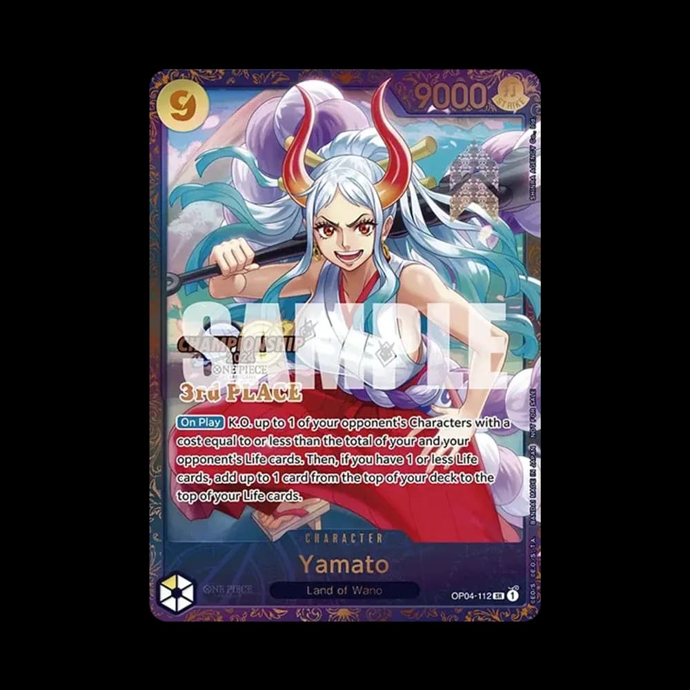 Yamato SR [OP04-112] [EN](Promotional Card "Championship 2024 Finals 3rd Place Trophy Card")