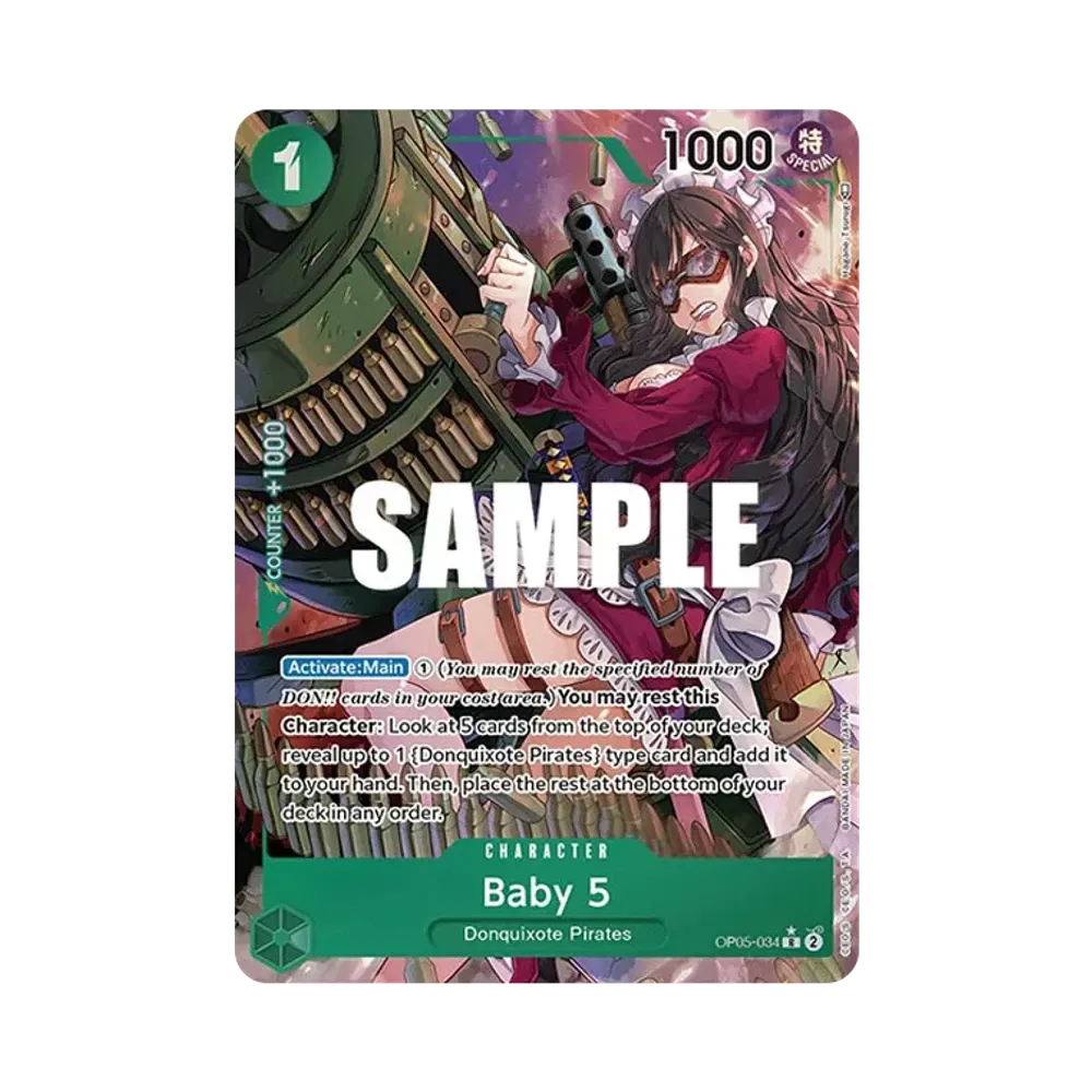Baby 5 R-P [OP05-034] [EN](Booster Pack "Awakening Of The New Era")