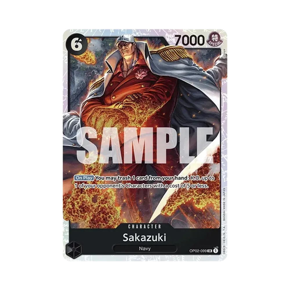 Sakazuki SR [OP02-099] [EN](Premium Booster "ONE PIECE CARD THE BEST")