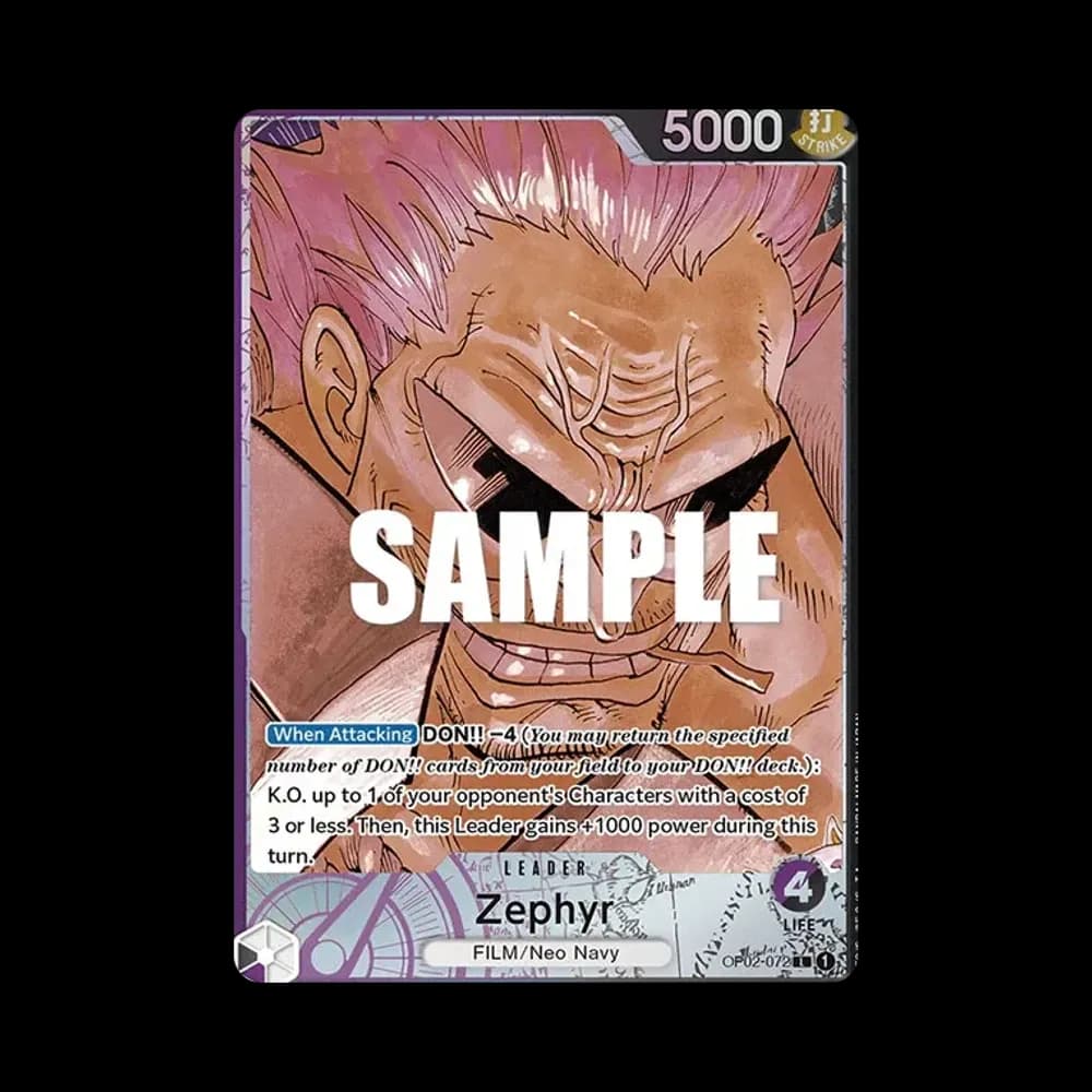 Zephyr L-P [OP02-072] [EN](Booster Pack "Paramount War")