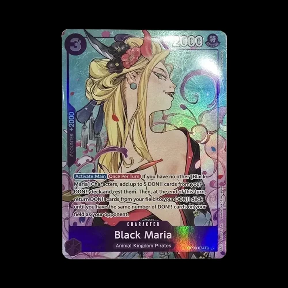 Black Maria SR [OP08-074] [EN](Promotional Card "Illustration Box Vol.1")