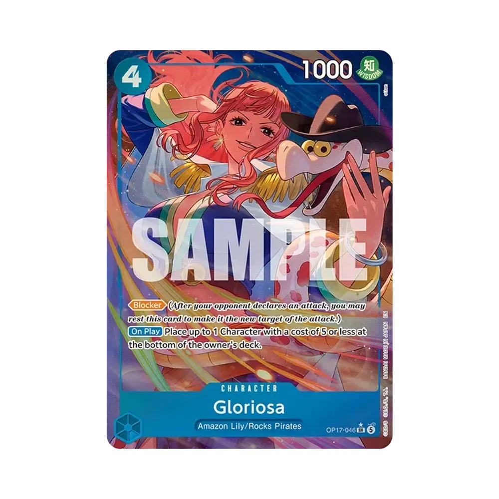 Gloriosa SR-P [OP17-046][EN](Booster Pack "THE WORLD’S STRONGEST WARRIORS")