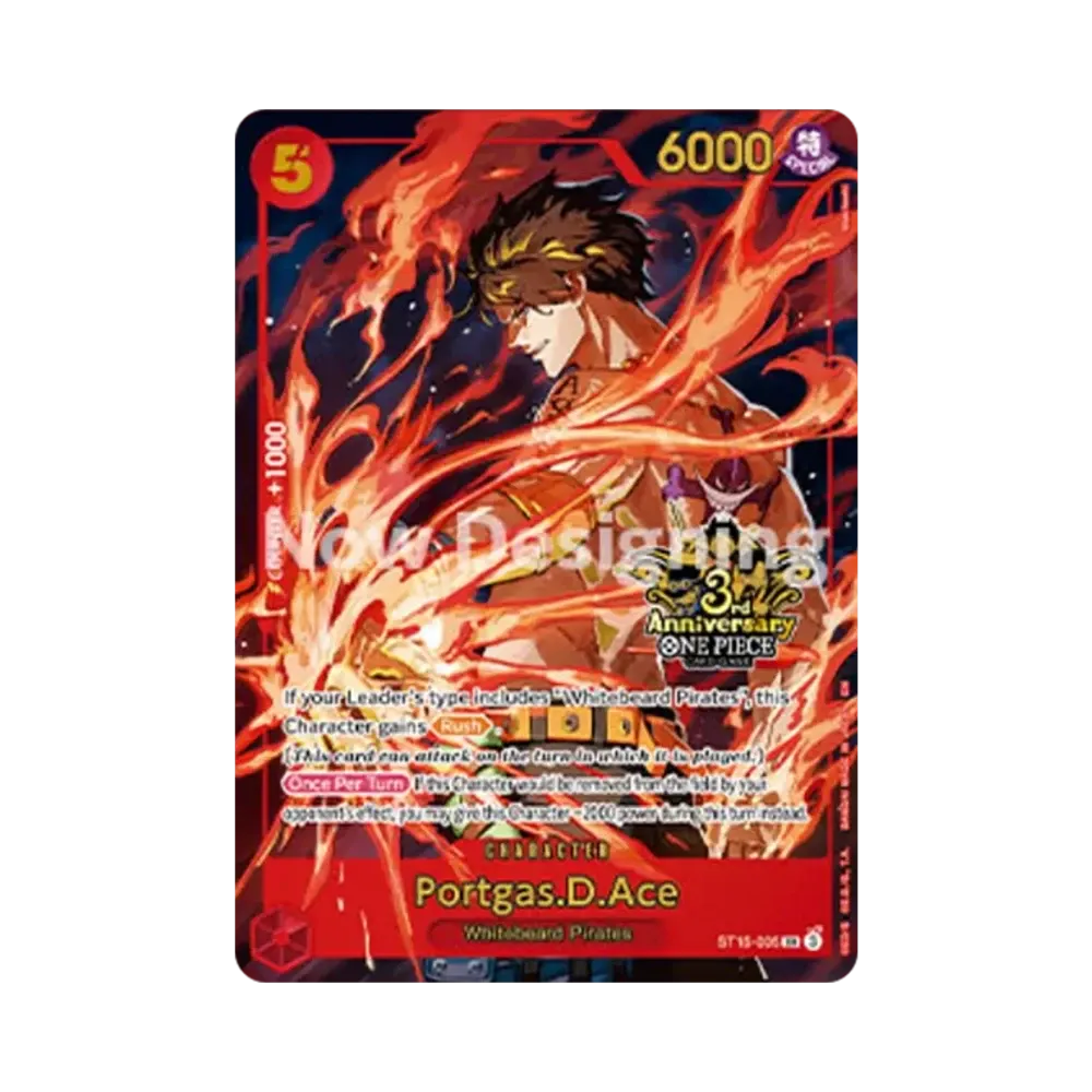 Portgas.D.Ace SR [ST15-005][EN](ANNIVERSARY SET "Japanese 3rd ANNIVERSARY SET English Ver.")