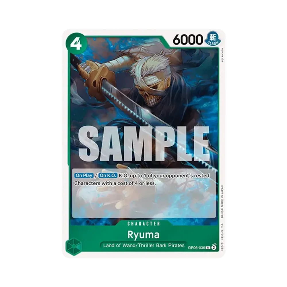 Ryuma R [OP06-036] [EN](Booster Pack "Wings Of The Captain")