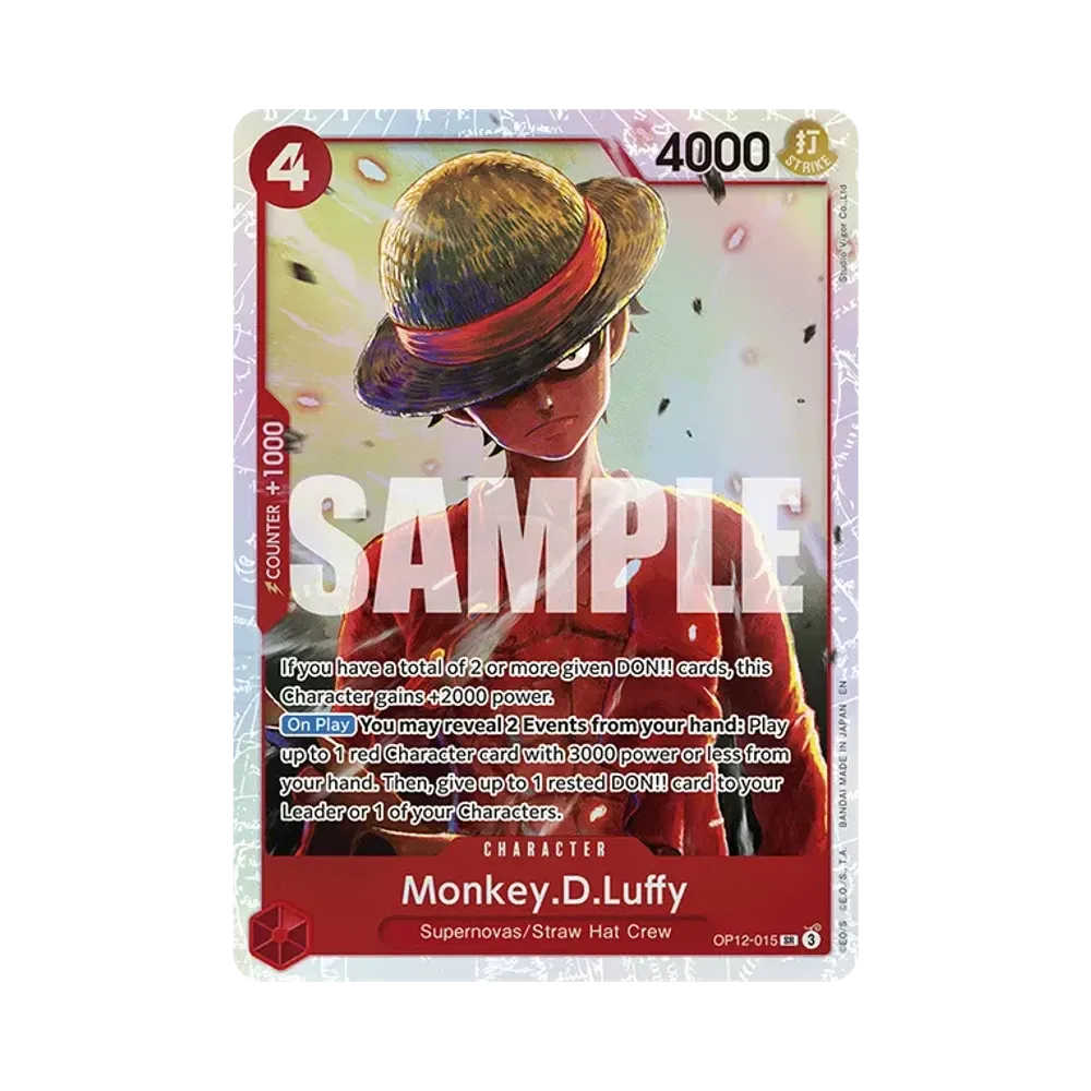 Monkey.D.Luffy SR [OP12-015] [EN](Booster Pack "LEGACY OF THE MASTER")