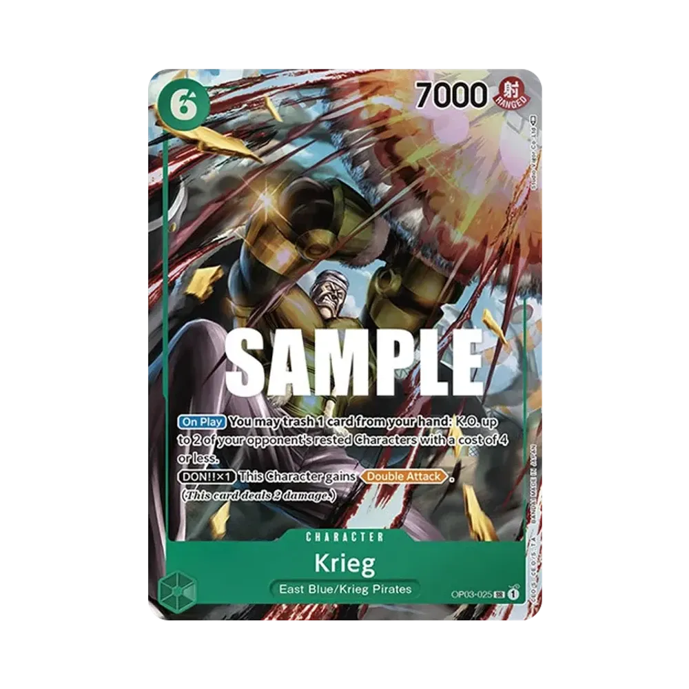 Krieg SR-P [OP03-025] [EN](Booster Pack "Pillars Of Strength")