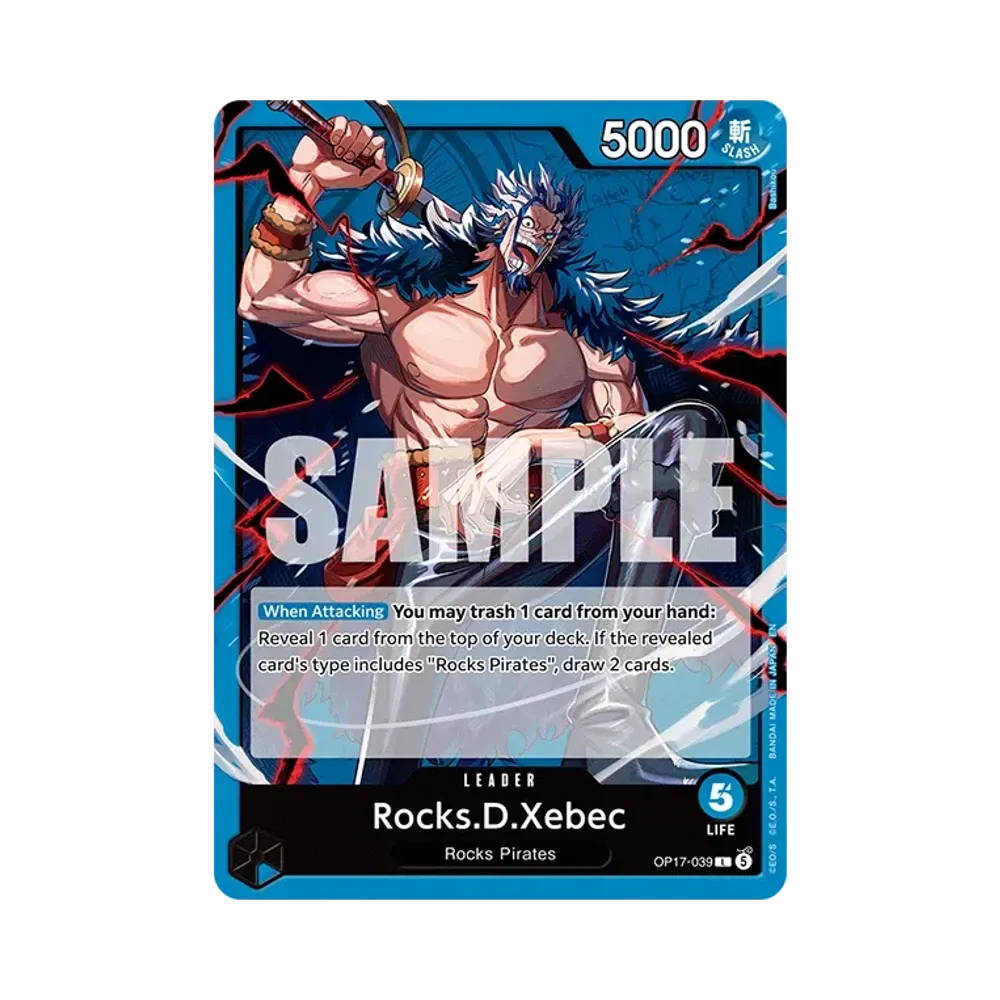 Rocks D. Xebec L [OP17-039][EN](Booster Pack "THE WORLD’S STRONGEST WARRIORS")