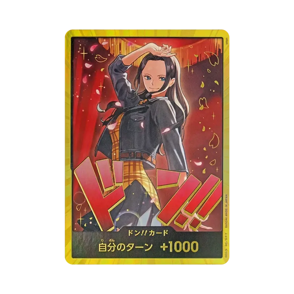DON!! Card : Nico Robin Super Parallel (Extra Booster "ONE PIECE Heroines edition")