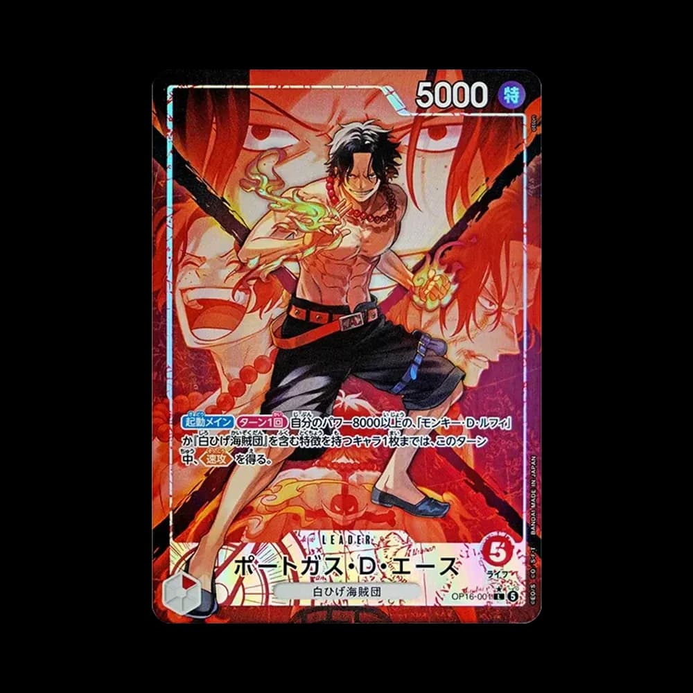 Portgas.D.Ace L-P [OP16-001](Booster Pack "THE TIME OF BATTLE")