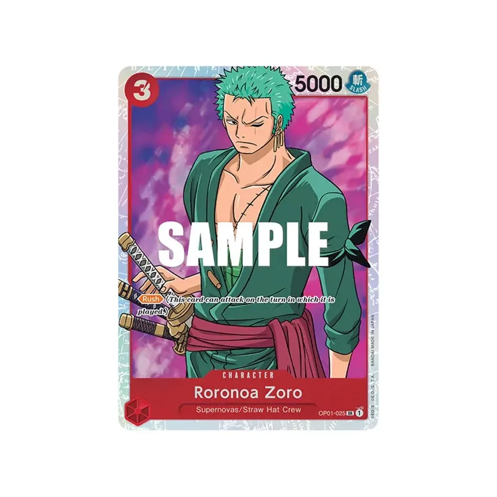 Roronoa Zoro SR [OP01-025] [EN](Booster Pack "ROMANCE DAWN")