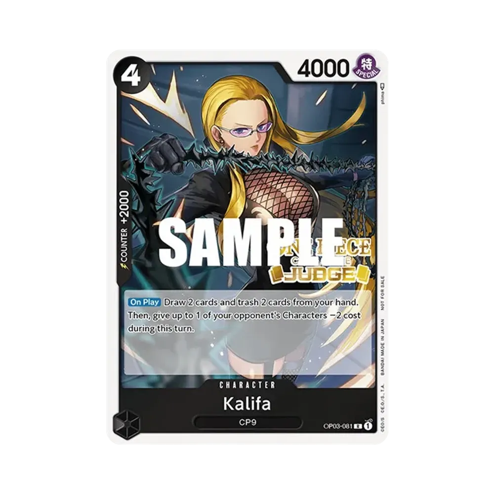 Kalifa R [OP03-081] [EN](Promotional Card "Judge Pack Vol.2")