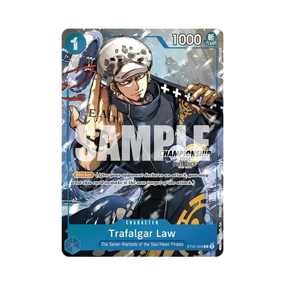 Trafalgar Law C [ST03-008] [EN](Promotional Card "Championship 2024 Event Pack Finalist Ver.")