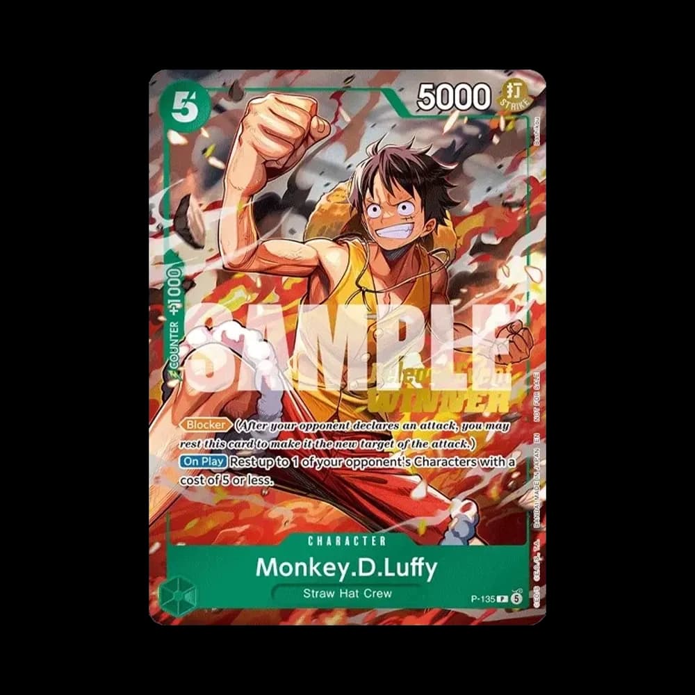 Monkey.D.Luffy P :Champion's Prize [P-135][EN](Promotional Card "OP-16 Release Event")