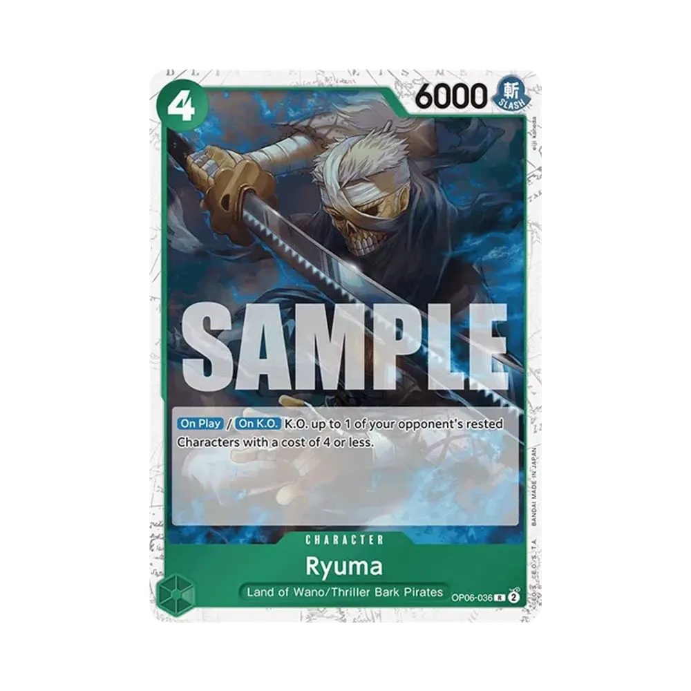 Ryuma R : Pirate Flag Foil [OP06-036] [EN](Premium Booster "ONE PIECE CARD THE BEST")