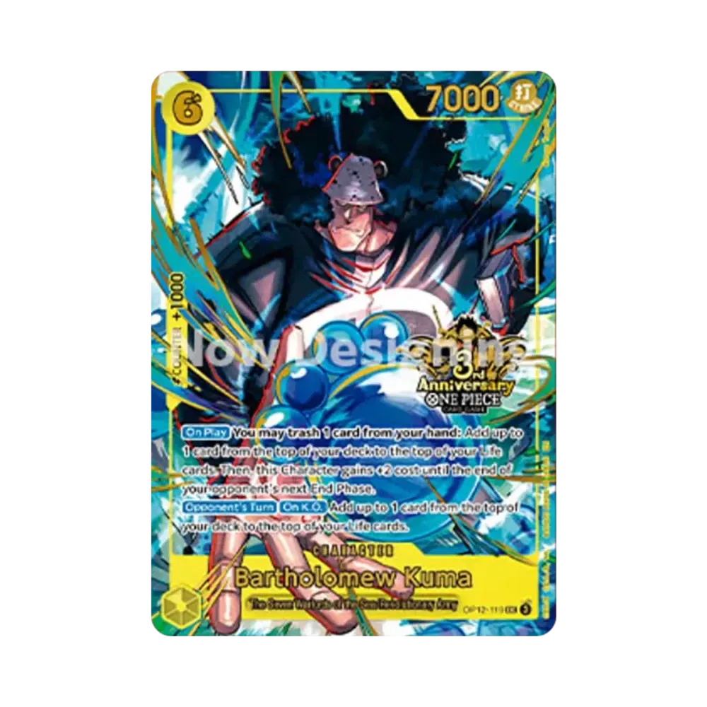 Bartholomew Kuma SEC [OP12-119][EN](ANNIVERSARY SET "Japanese 3rd ANNIVERSARY SET English Ver.")