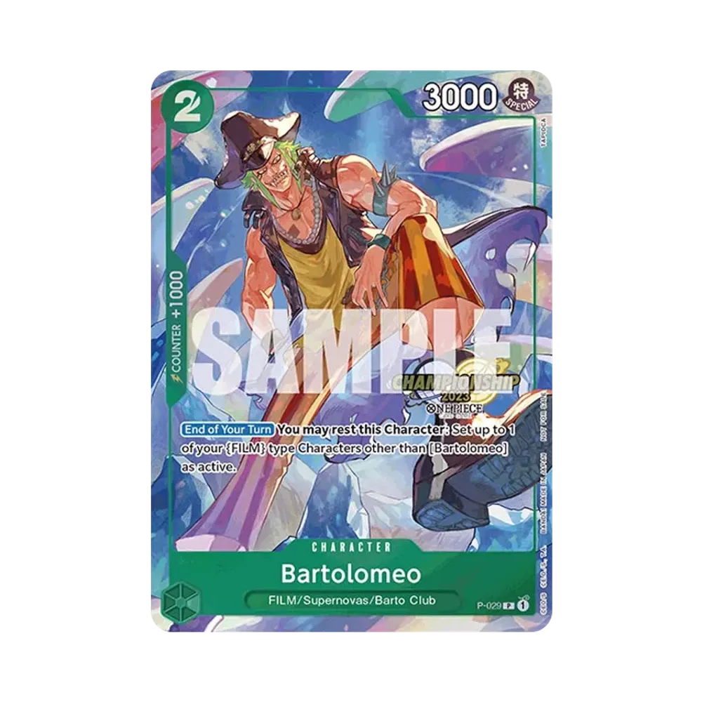Bartolomeo P [P-029] [EN](Promotional Card "Championship 2023 Event Pack Finalist Ver.")
