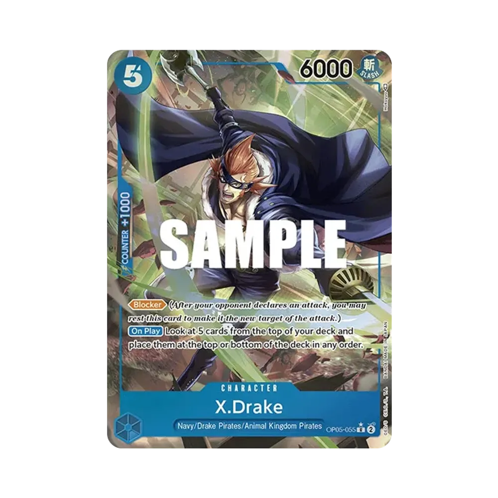 X.Drake R-P [OP05-055] [EN](Booster Pack "Awakening Of The New Era")