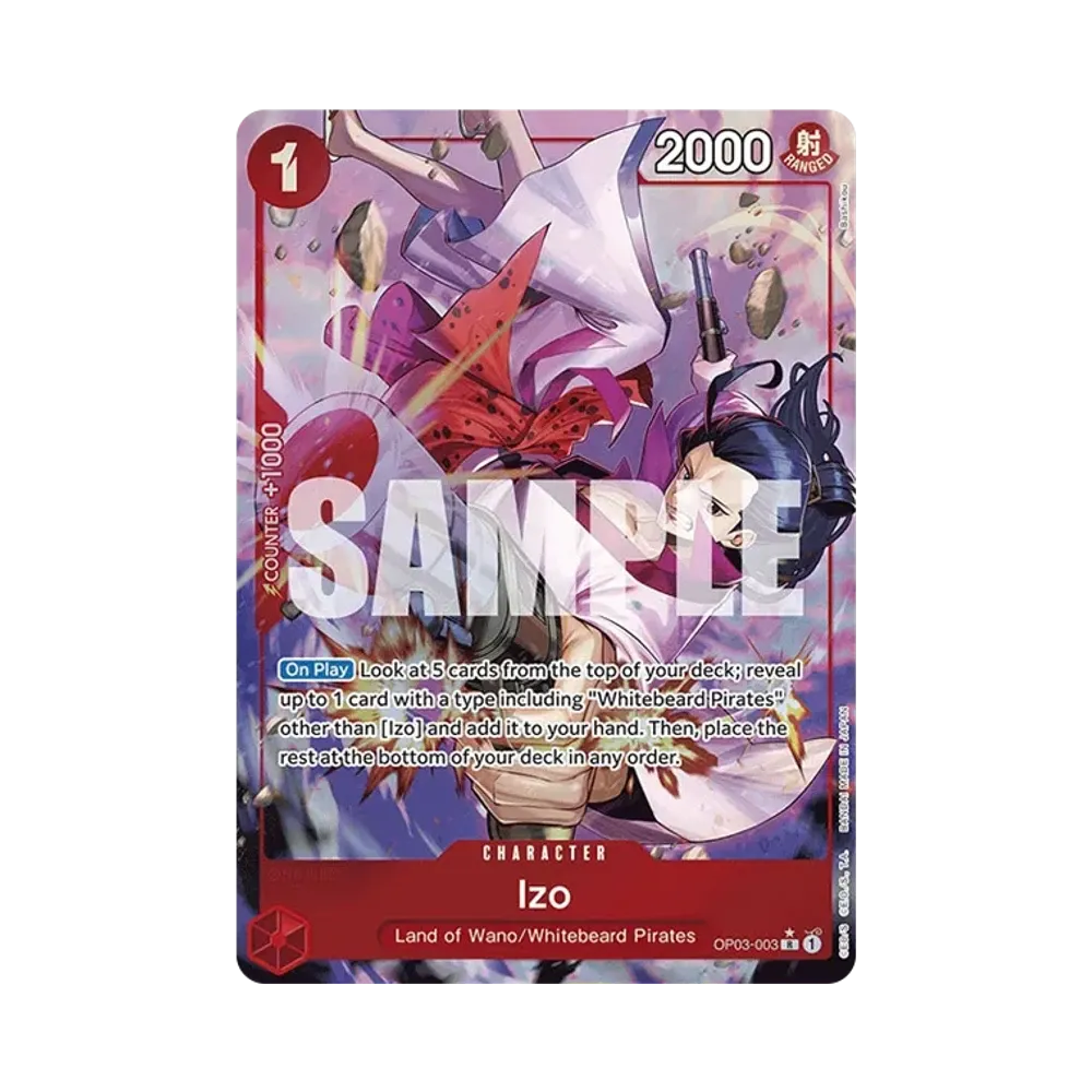 Izo R-P [OP03-003] [EN](Premium Booster "ONE PIECE CARD THE BEST")