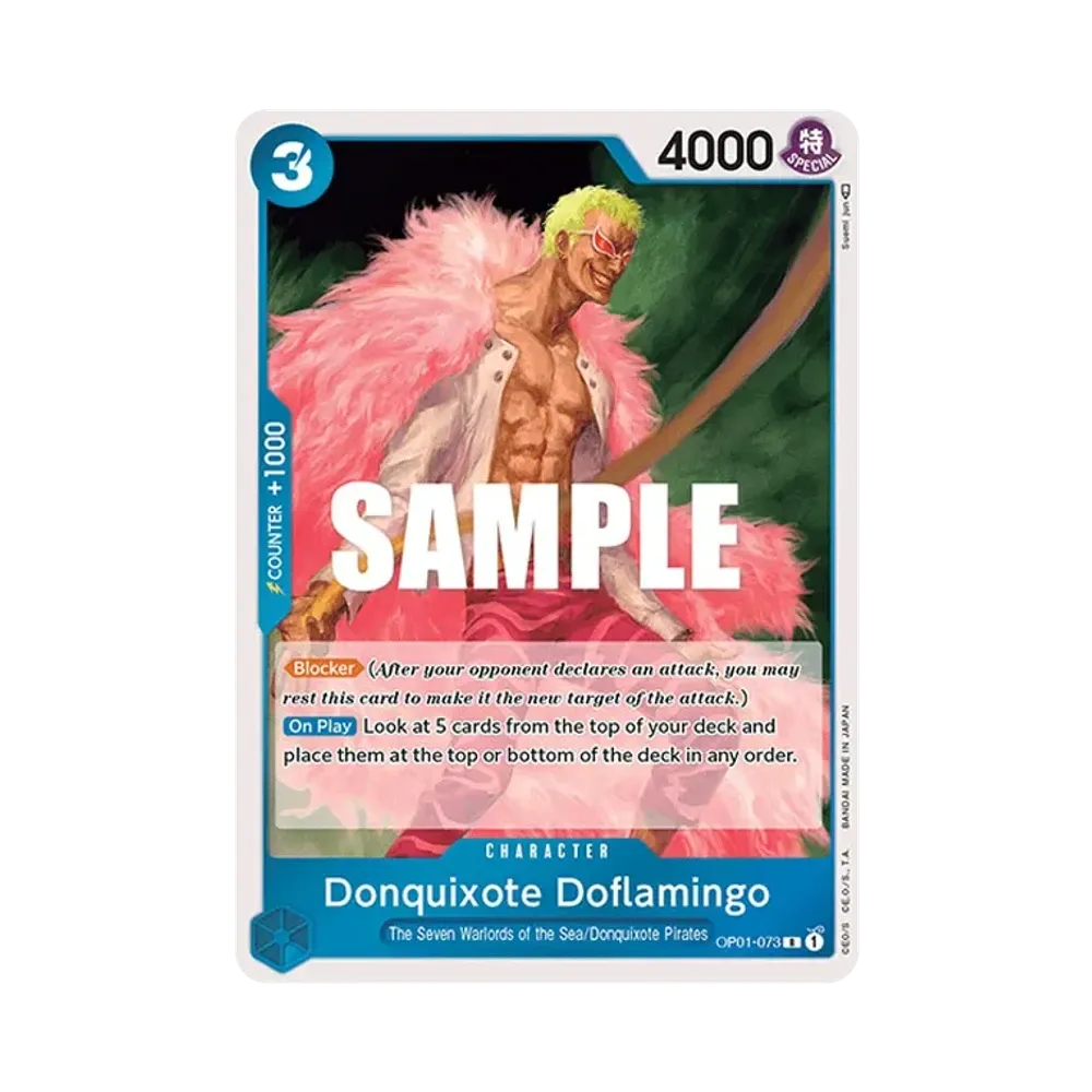 Donquixote Doflamingo R [OP01-073] [EN](Booster Pack "ROMANCE DAWN")