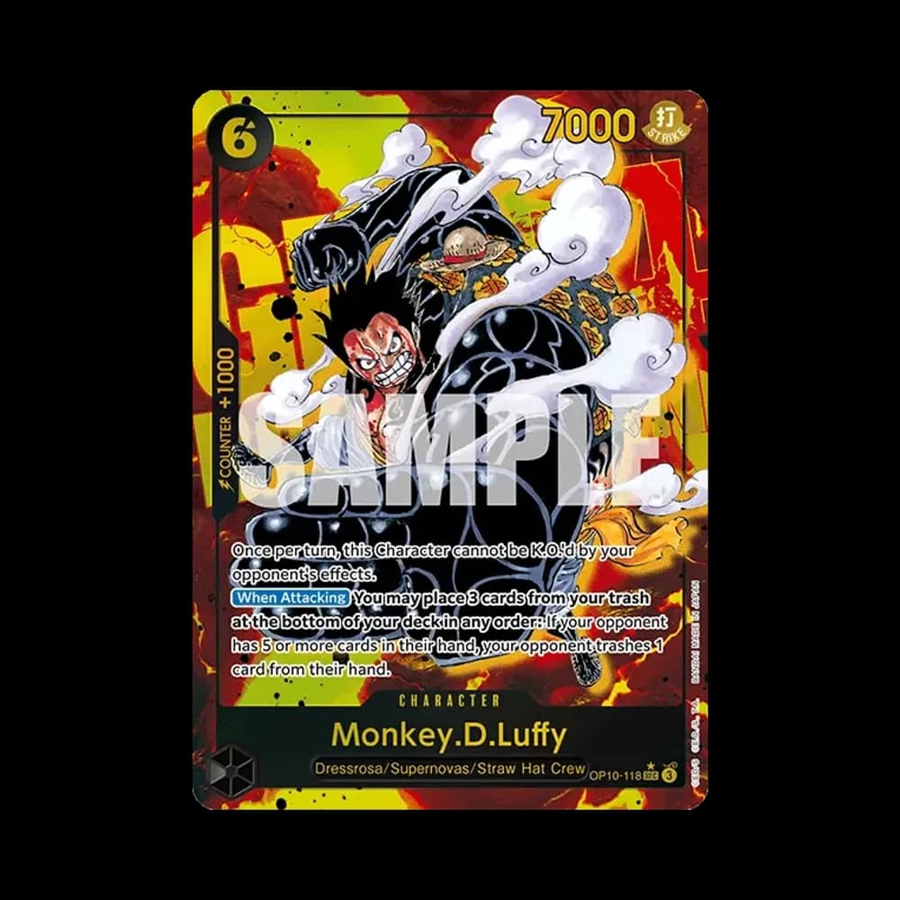 Monkey.D.Luffy SEC-P [OP10-118] [EN](Booster Pack "Royal Blood")